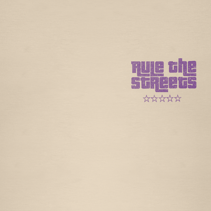 Mister Tee Rule The Streets Oversize Tee beż 102008 4