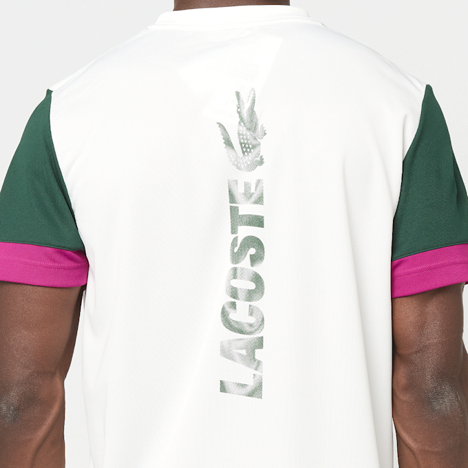 Lacoste Graphic T-Shirt weiß 102536 4