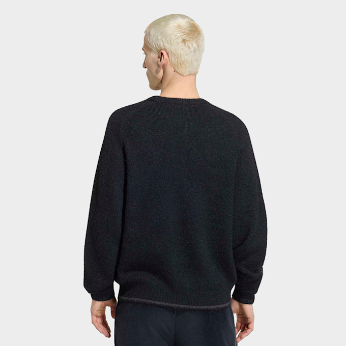 adidas Originals 3-Stripes Knit Crew Noir 102765 2