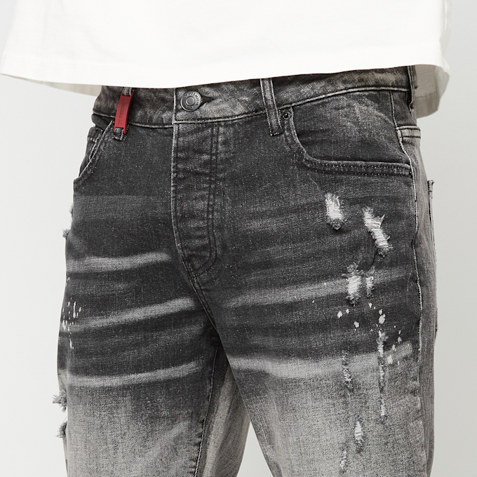 2Y STUDIOS Pedro Ripped Slim Fit Jeans gris 102822 3