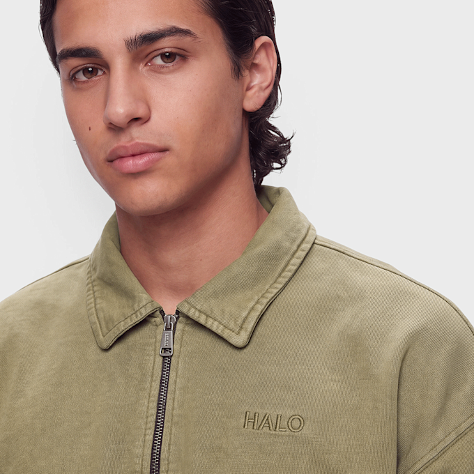 HALO Boxy Polo Sweat Vert 102876 3