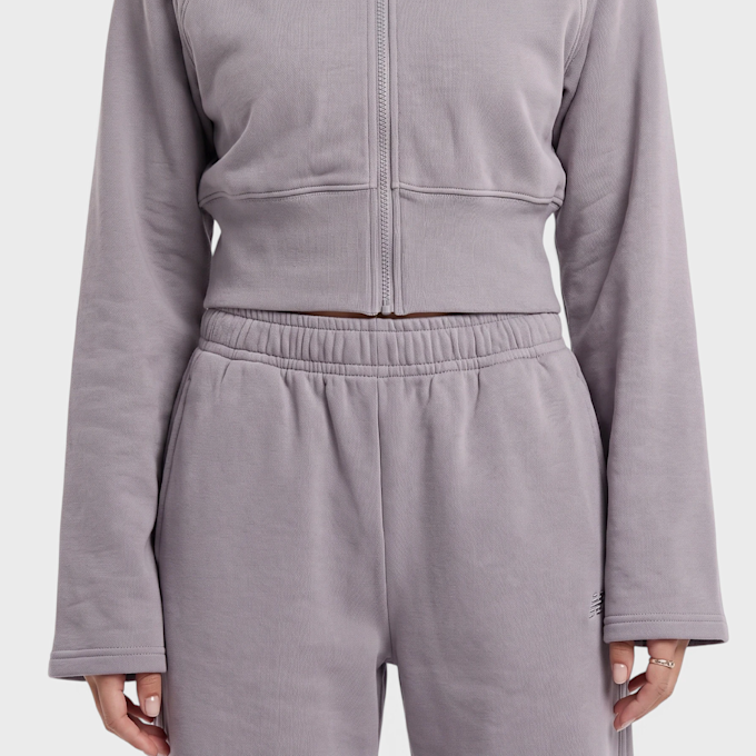 New Balance Brushed Coastal Fleece Pant Grau 102949 3