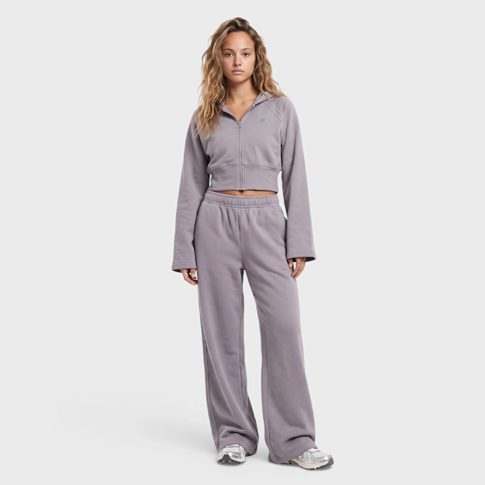 New Balance Brushed Coastal Fleece Pant Gris 102949 4
