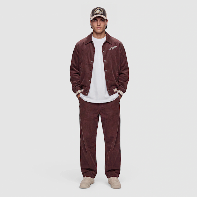 Karl Kani Corduroy Oversized College Jacket brun 103051 4