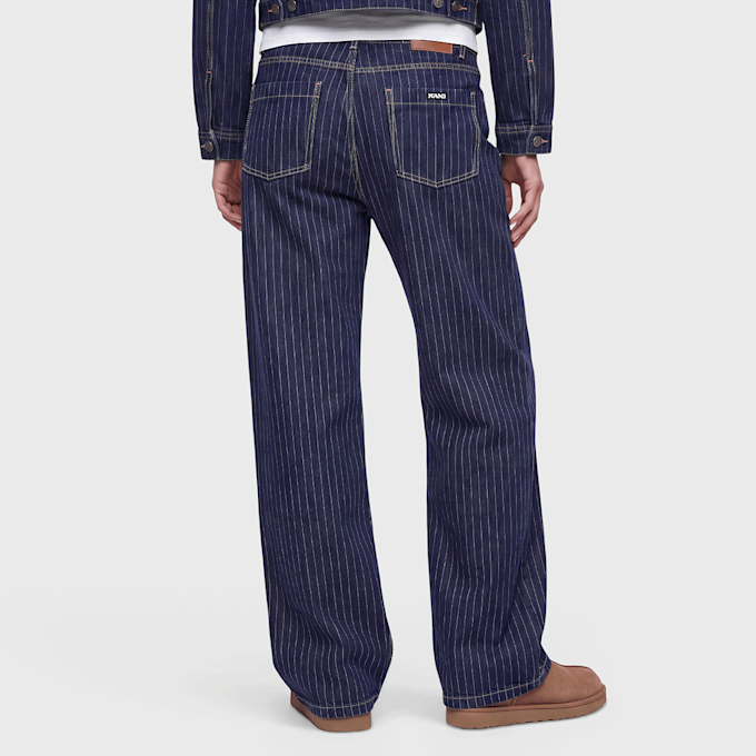 Karl Kani Retro Pinstripe Jeans bleu 103107 2