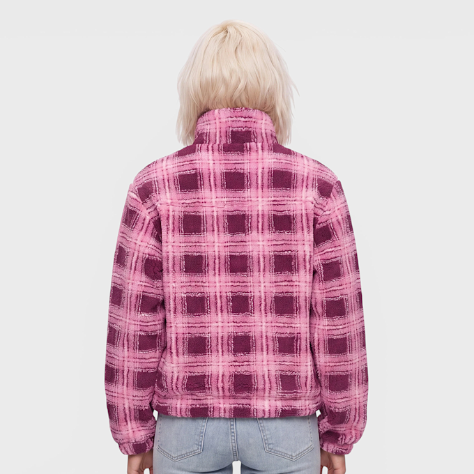 Karl Kani OG Check Teddy Trackjacket rose 103078 2