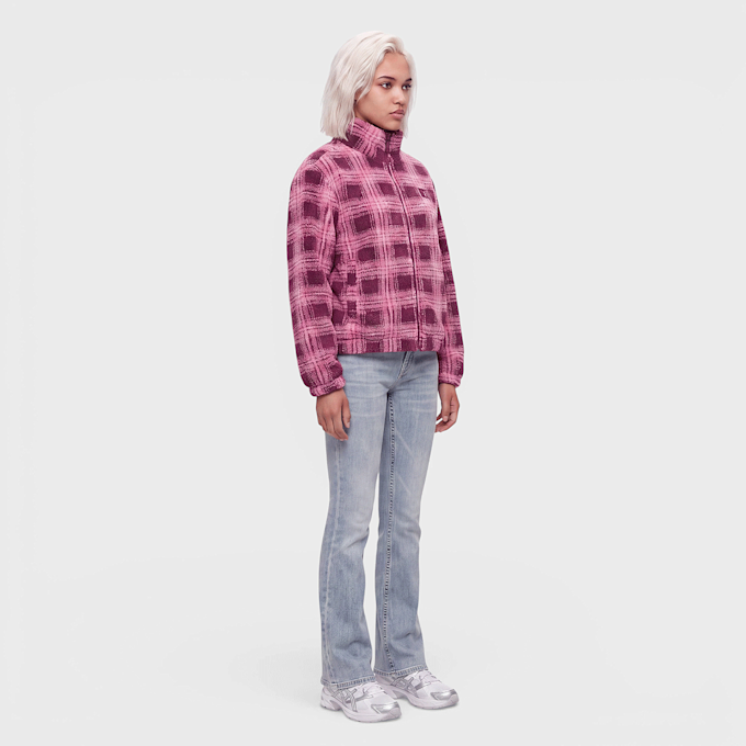 Karl Kani OG Check Teddy Trackjacket rosa 103078 4