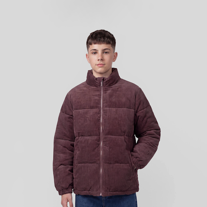 Karl Kani Signature Corduroy Puffer Jacket brun 103089 1
