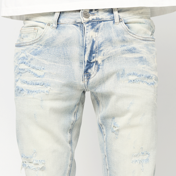 Smoke Rise Vintage Washed Jeans Leo blu 103153 3