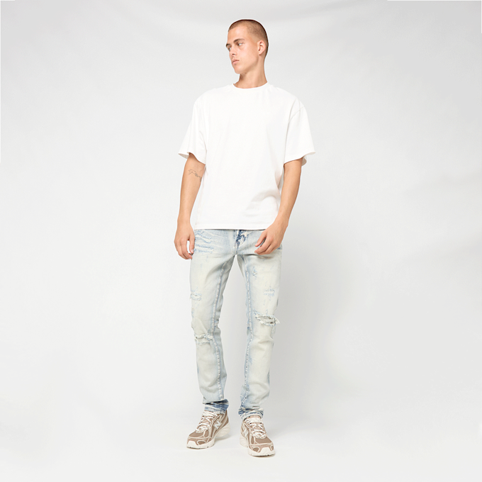 Smoke Rise Vintage Washed Jeans Leo blauw 103153 5