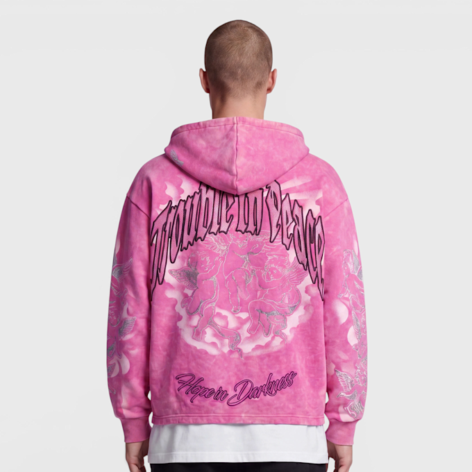 Smoke Rise Trouble In Peace Zip Hoodie rose 103170 2