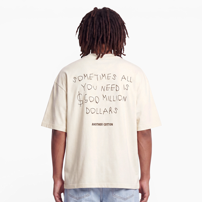 Another Cotton Lab 500$ T-Shirt Beige 103434 1