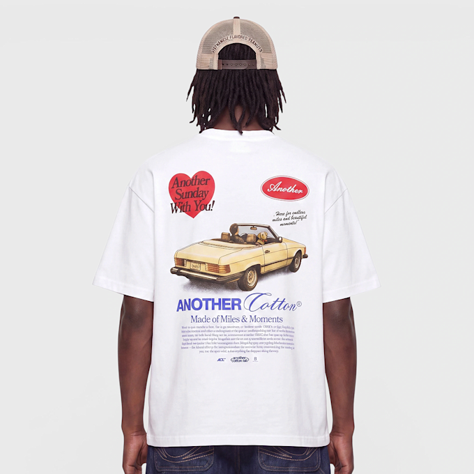 Another Cotton Lab Another Sunday T-Shirt Weiss 103438 1