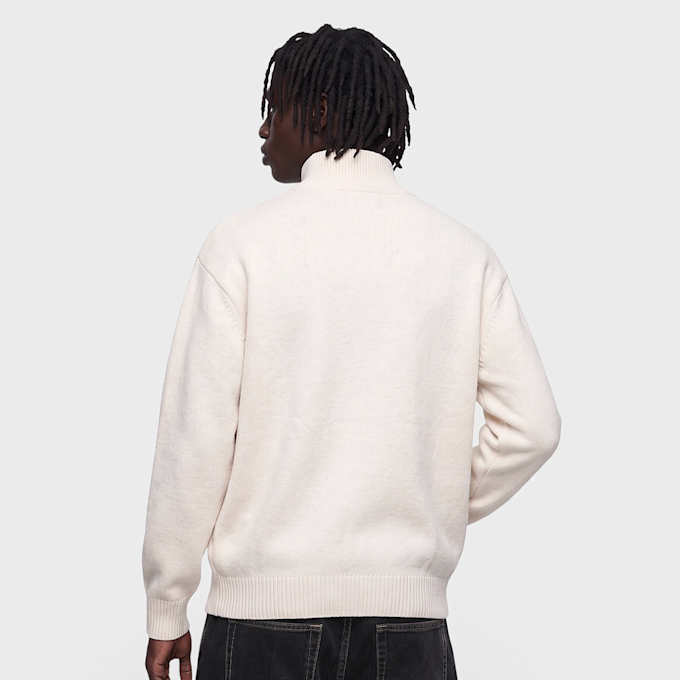 Pegador Gilmonde Structured Knit Half-Zip Sweater Cream Schwarz 103481 2