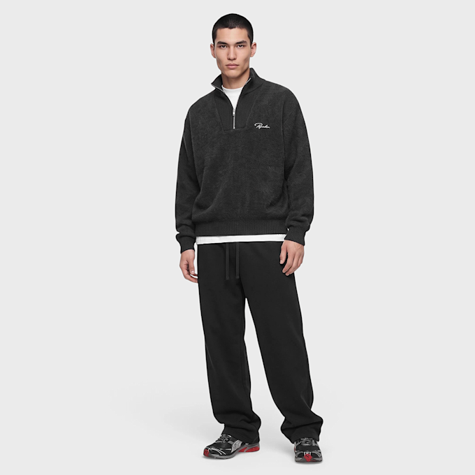 Pegador Gilmonde Structured Knit Half-Zip Sweater BLACK Schwarz 103482 4