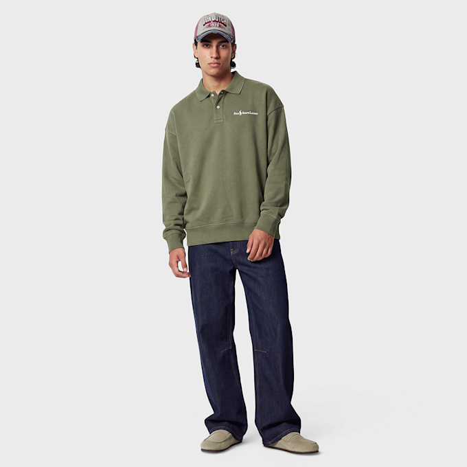 Polo Ralph Lauren LSKCRFM15-LONG SLEEVE-SWEATSHIRT cruise olive Grün 103665 4