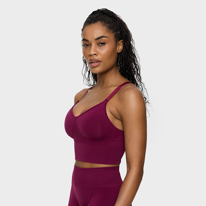 OACE Bloom Seamless Top morado 103939 2