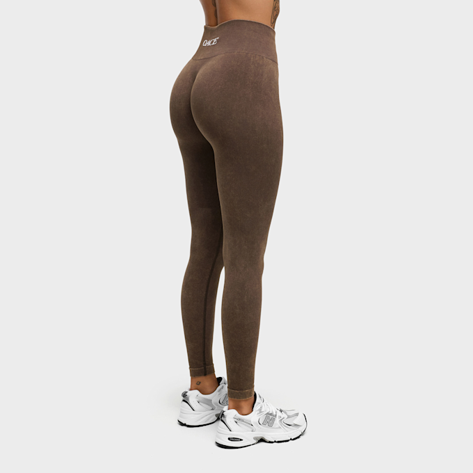OACE Scrunch Pro Leggings Washed&nbsp; smeđa 103943 3