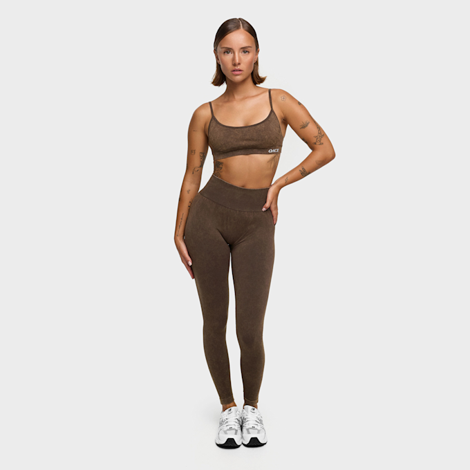 OACE Scrunch Pro Leggings Washed&nbsp; smeđa 103943 6