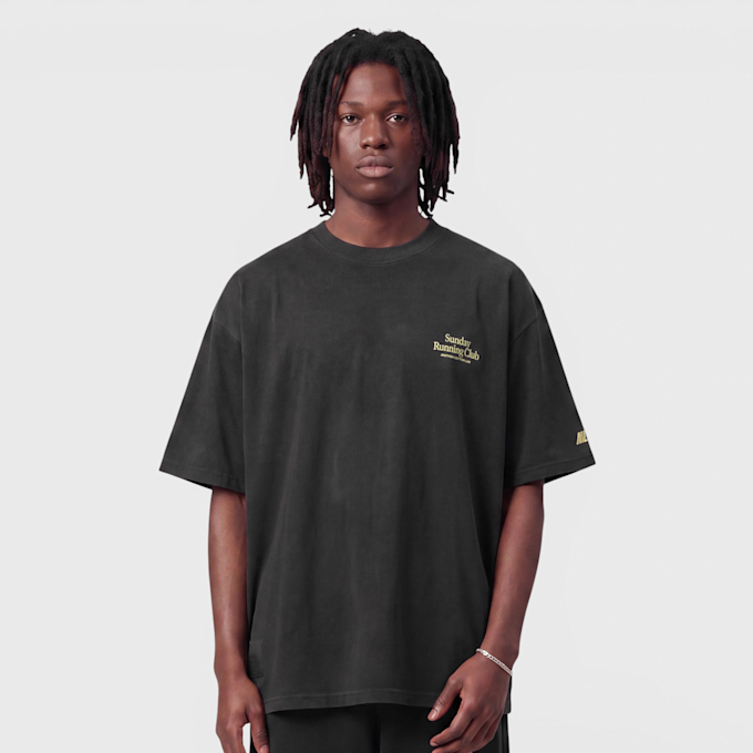 Another Cotton Lab SRC Washed T-Shirt schwarz 103950 2