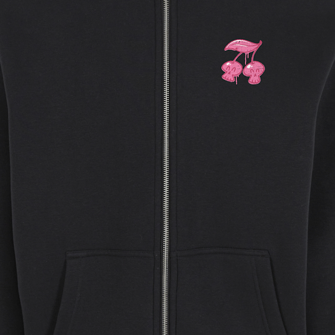 Mister Tee Fresh to Death Cherries Fluffy Zip Hoody preto 104339 4
