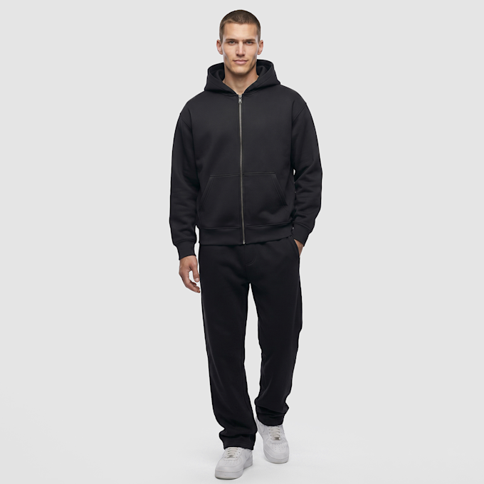 Urban Classics Heavy Scuba Zip Hoody crna 104756 3