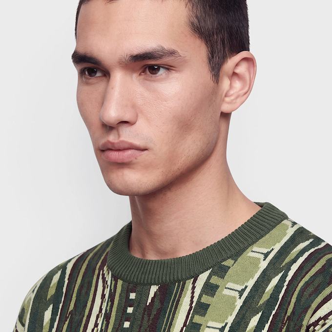 Colucci Flatknit Sweater vert 105232 3