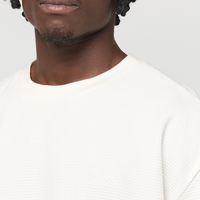 K1X Tag Logo Waffle Longsleeve blanc 105564 3