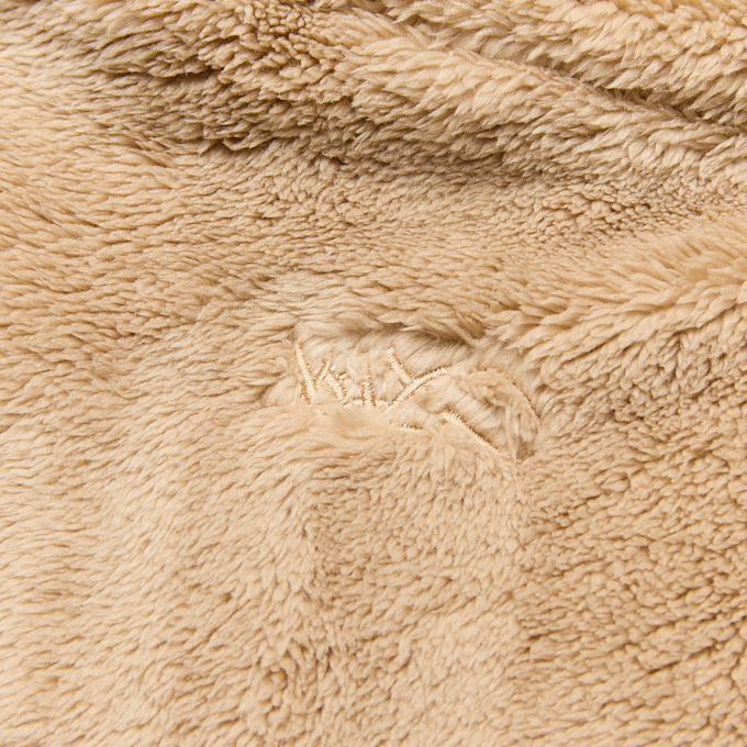 K1X Tag Logo Teddy Hoodie Beige 105567 3