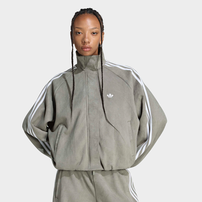 adidas Originals Faux Suede Tracktop Grün 105780 1