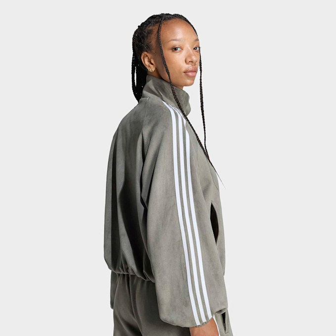 adidas Originals Faux Suede Tracktop Grün 105780 2