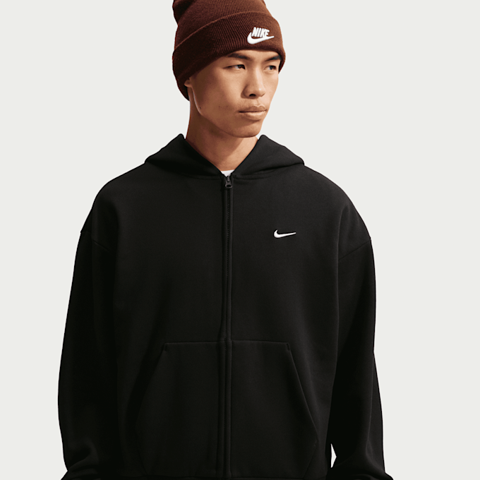 Nike Solo Swoosh Full-Zip Hoodie Noir 105734 4