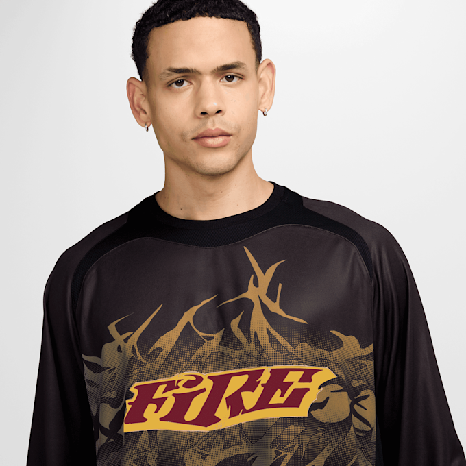 Nike YMH Longsleeve Football Jersey Schwarz 105735 3