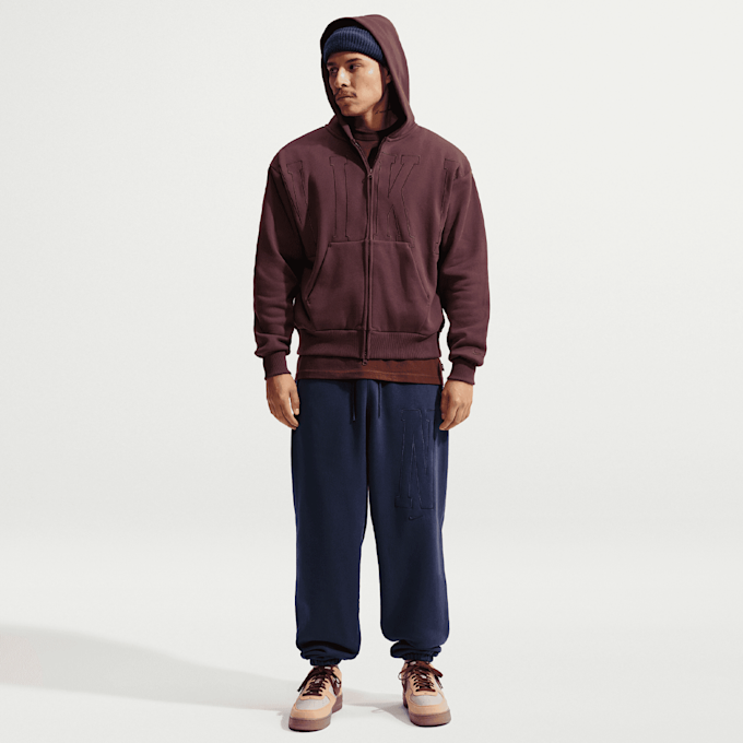 Nike Solo Full-Zip Graphic Hoodie Rouge 105748 6