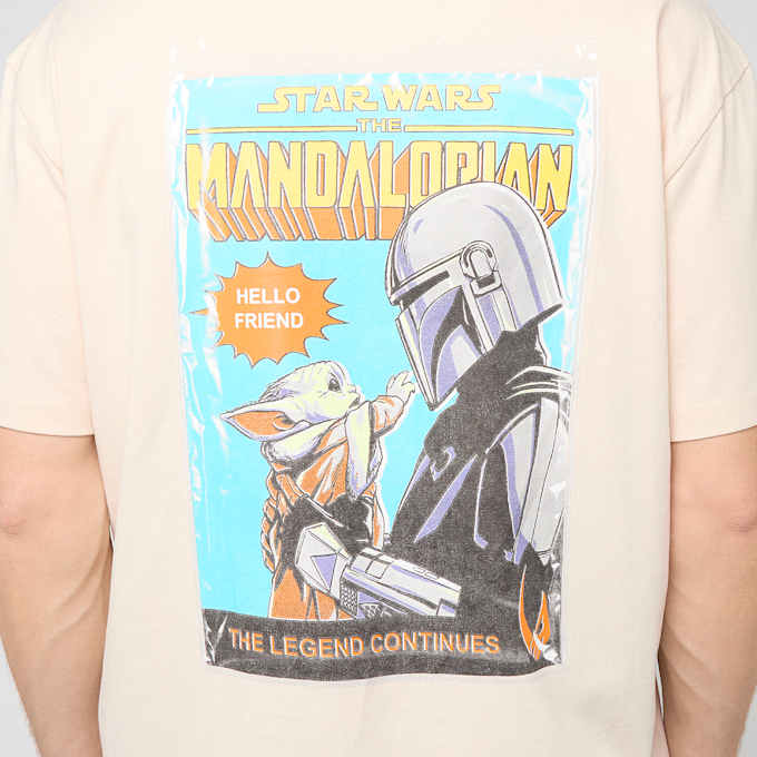 Mister Tee Star Wars Mandalorian Magazine Cover 1 Loose Tee višebojno 105934 3
