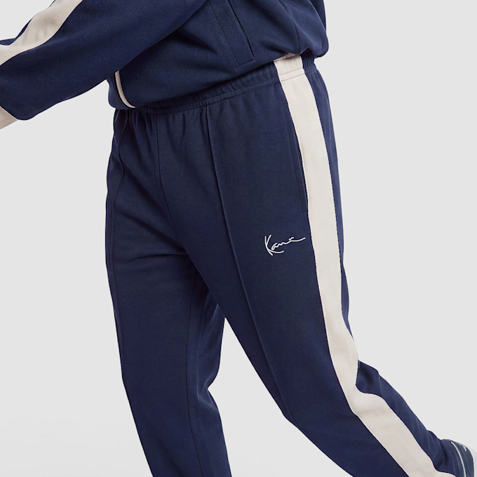 Karl Kani Signature Sidestripe Pique Trackpants blau 106068 3