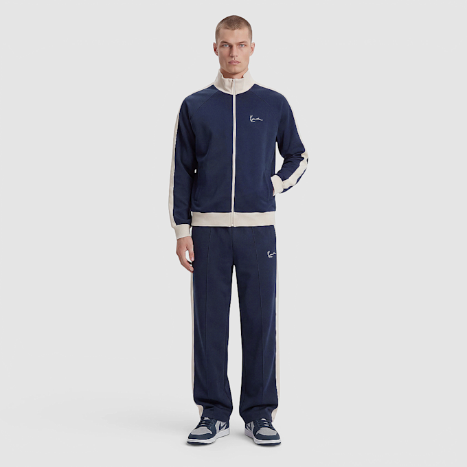 Karl Kani Signature Sidestripe Pique Trackpants blau 106068 4