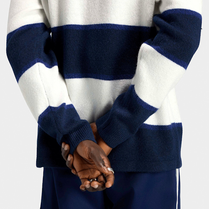 adidas Originals Knitted Polo Blau 106124 4