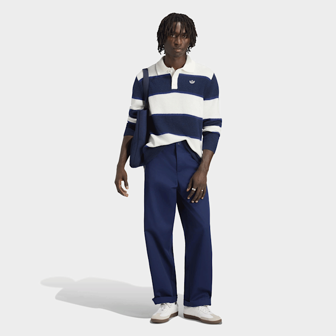 adidas Originals Knitted Polo Bleu 106124 5
