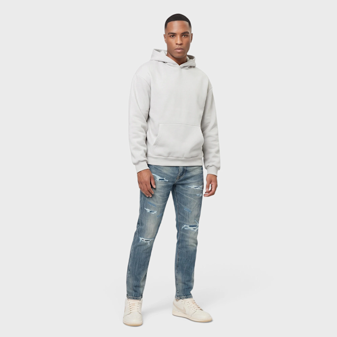 Smoke Rise Vintage Washed Jeans Bleu 106881 4
