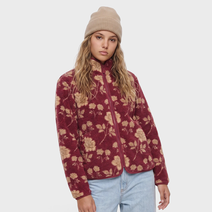 Karl Kani OG Floral Teddy Trackjacket Rot 106871 1