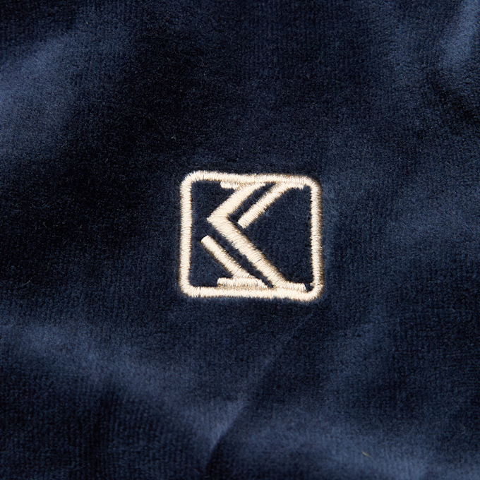 Karl Kani OG Velour Trackjacket Bleu 106905 3