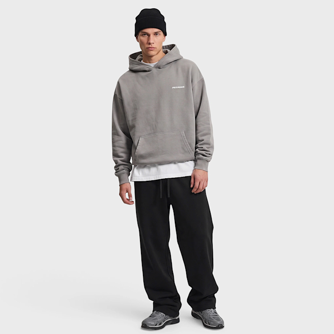 Pegador Logo Oversized Hoodie Washed Indigo Blue Noir 106917 4