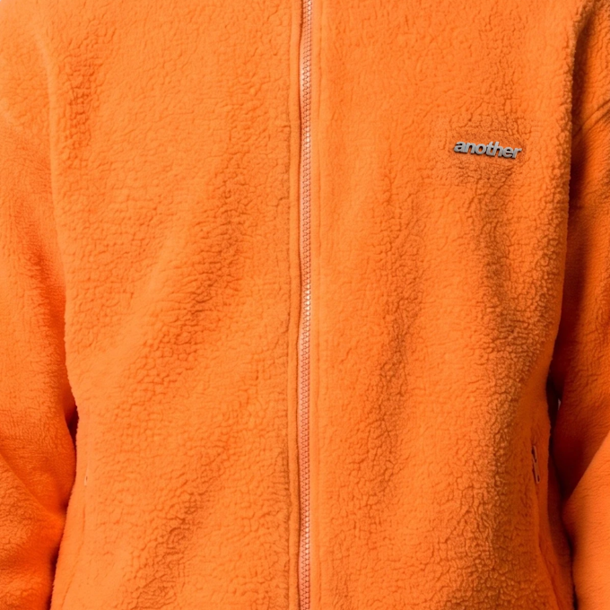 Another Cotton Lab Premium Fleece Jacket Orange 107039 3