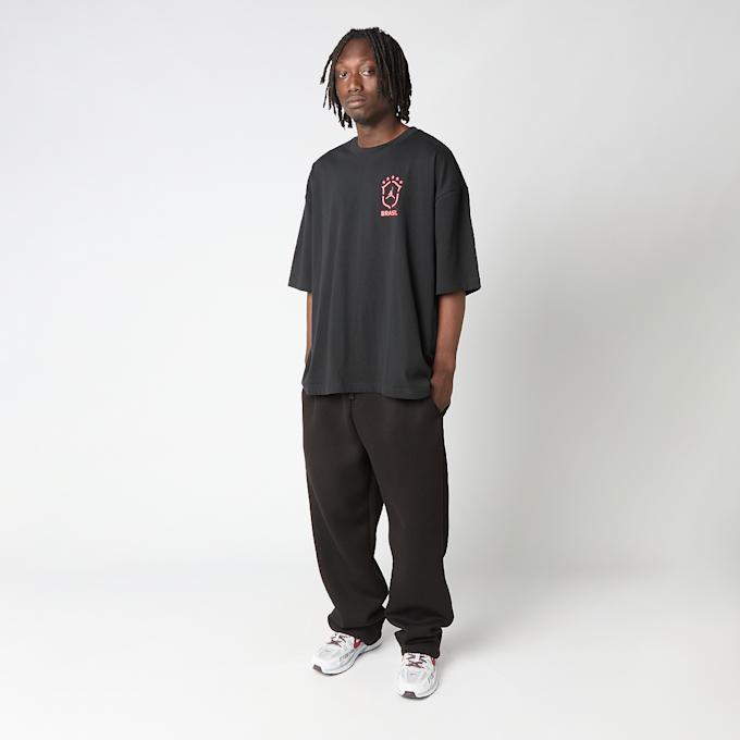Nike   85 Oversized Graphic Crew-Neck Sweatshirt preto 107041 5