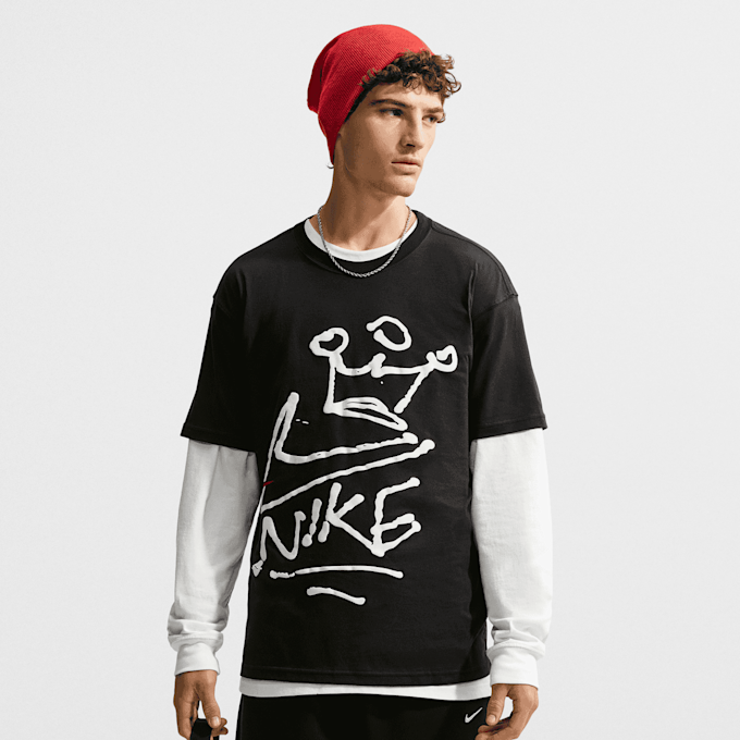 Nike Sportswear Tee Loose Crown schwarz 107319 1