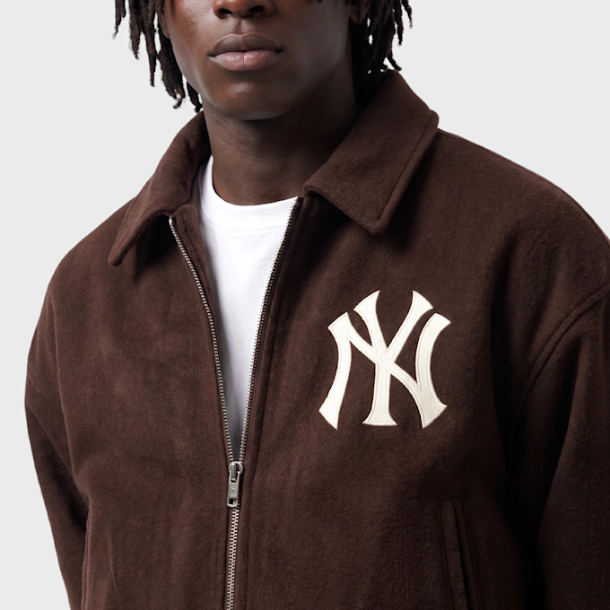 New Era MLB Logo Varsity Jacket Schwarz 107585 3