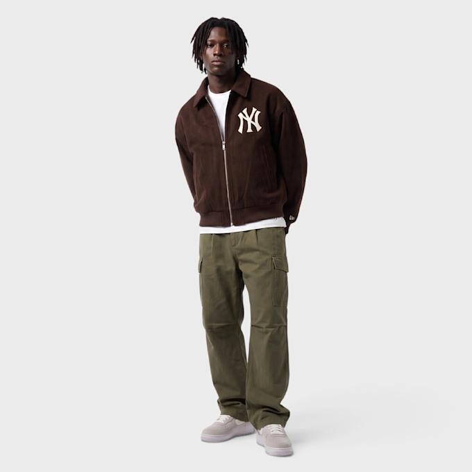 New Era MLB Logo Varsity Jacket Schwarz 107585 4