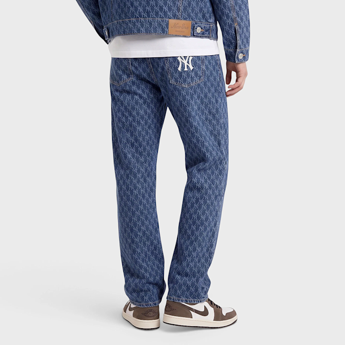 New Era MLB Logo All-Over-Print Denim Pant Couleur Non Définie 107582 2