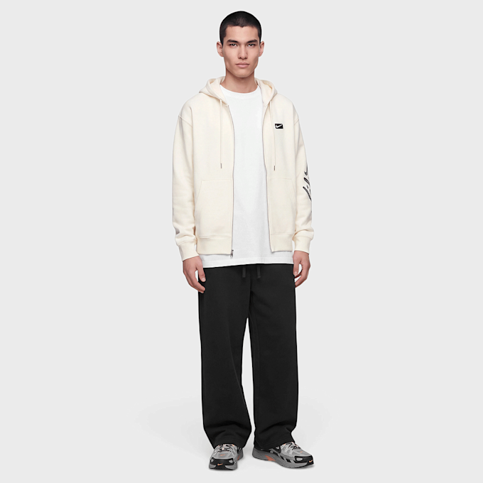 Nike Sportswear SF Graphic Full Zip Hoodie Weiss 107980 4